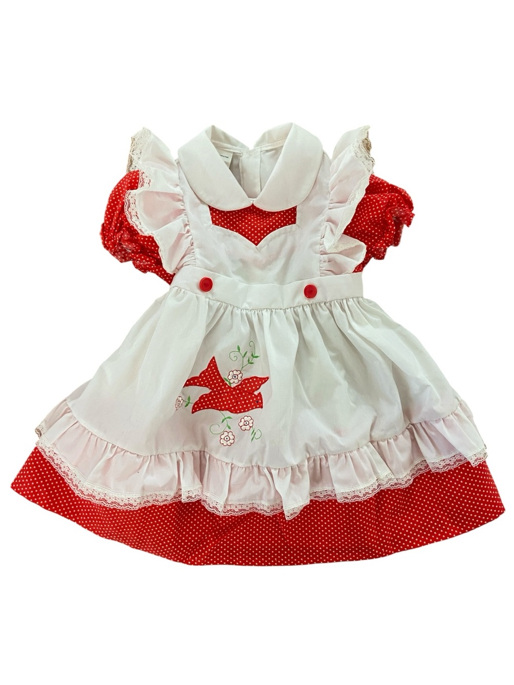 Unknown Brand Vintage 80s 90s Toddler Cotton Dress Size 2-3-4